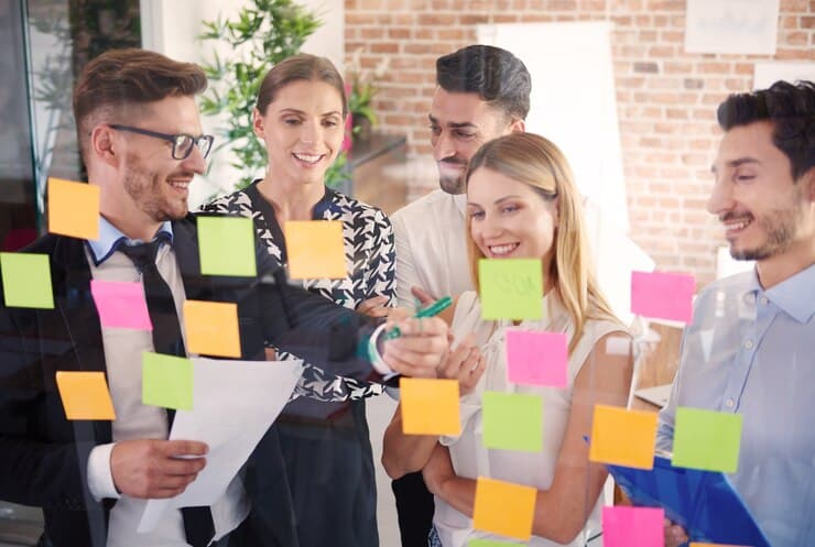 Team Working in the Office